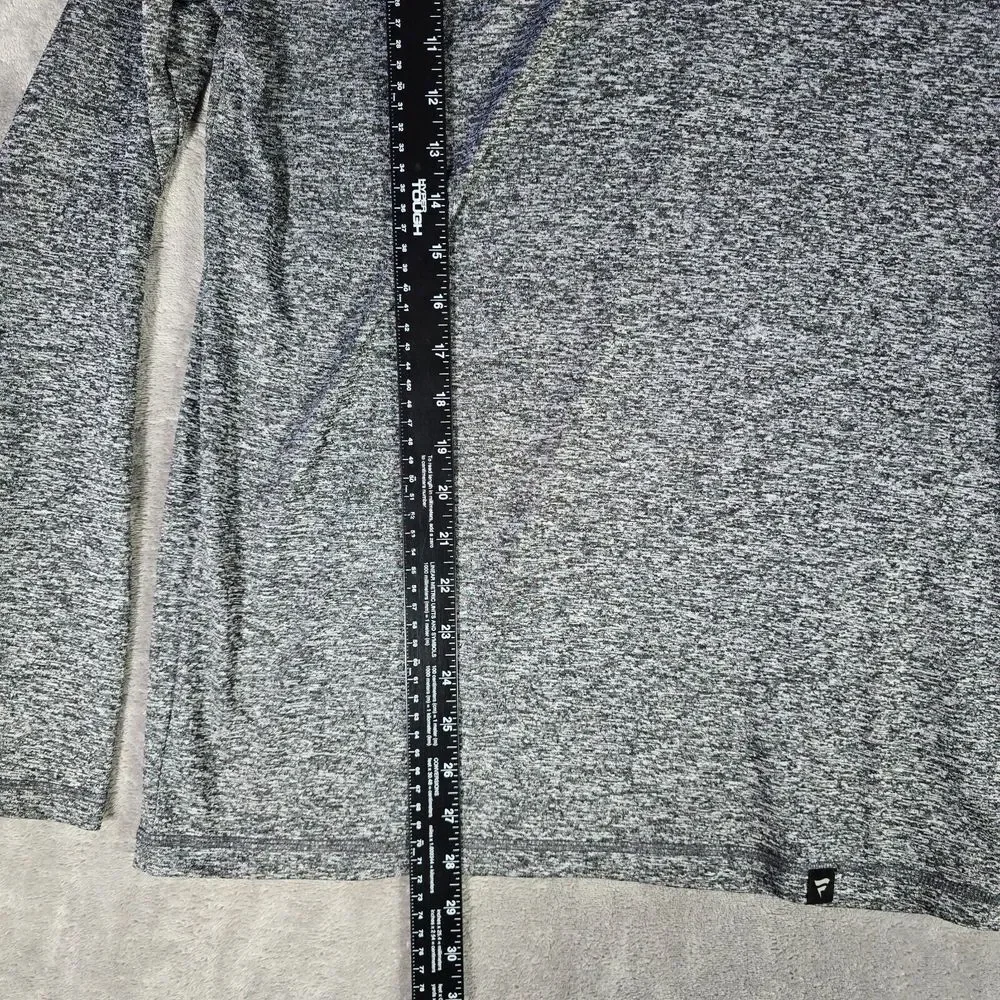 Fanatics Chicago Blackhawks NHL Sweater Mens Small Gray 1/4  Zip Pullover LS‎